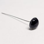 BIRD EYES- 10mm Black on Wire
