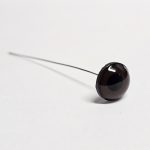 BIRD EYES- 12mm Dark Brown on Wire