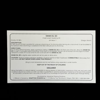 SWAB OIL SO- 4L - Image 1