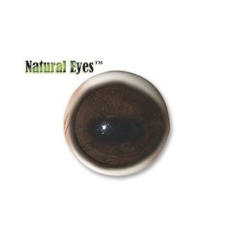 DEER EYES- 32mm Natural Eye Forward Look Dark - Image 1
